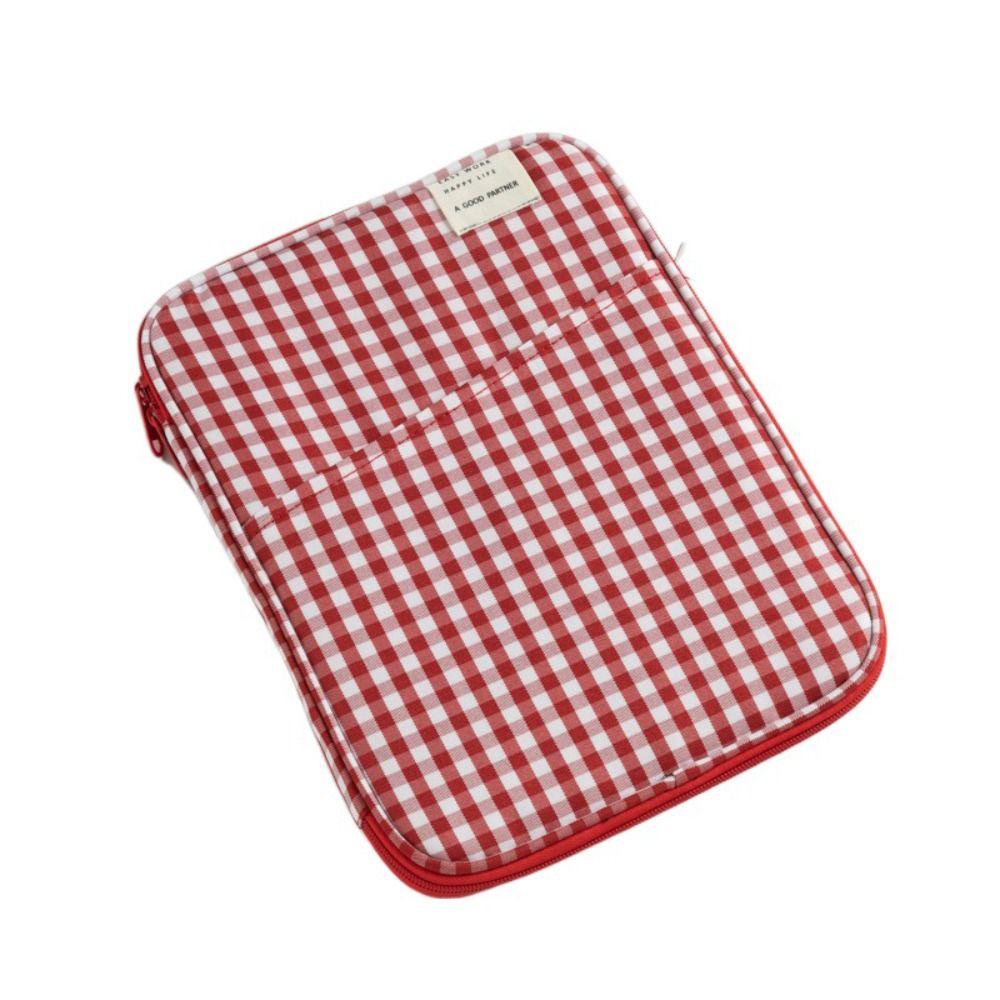 

Tablet Pouch Tablet Sleeve Bag Shockproof 11-13 inch Handbag Case Storage Bag Multi Pockets for iPad Pro/Samsung/ Xiaomi 11in красный