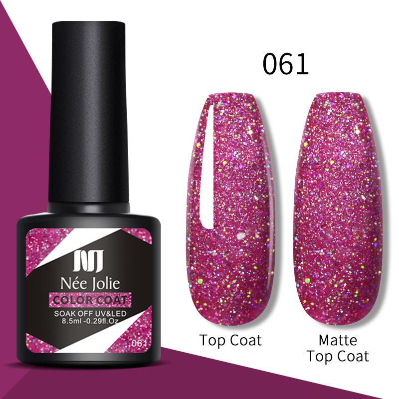 

Gel Polish Glitter Color Base Coat Top Coat