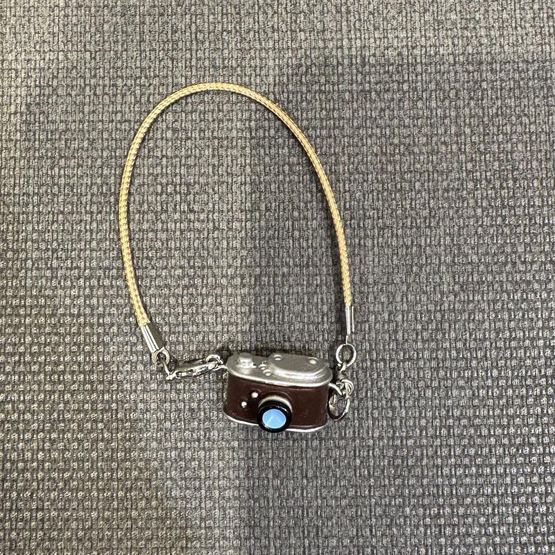 1pc 15/17cm Idol Doll Sitting Party Doll Charm Mini Vintage Camera Black White Bag Neck Accessory for Gen1 2 3 Doll