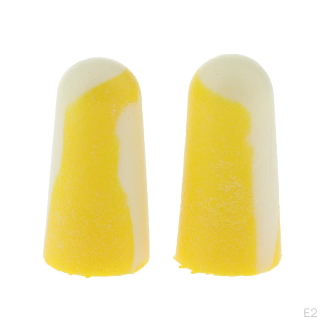 Förpackning med 20, Vuxna, Mjuka öronproppar Perfekta för sömn, snarkning, arbete, studier, snören, ljudreducering