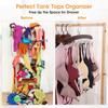 Wooden Sling Hanger Multi Functional Lingerie Tank Storage Rack Household Solid Wood Hooks Wave Clothes Hanger Home Organization
