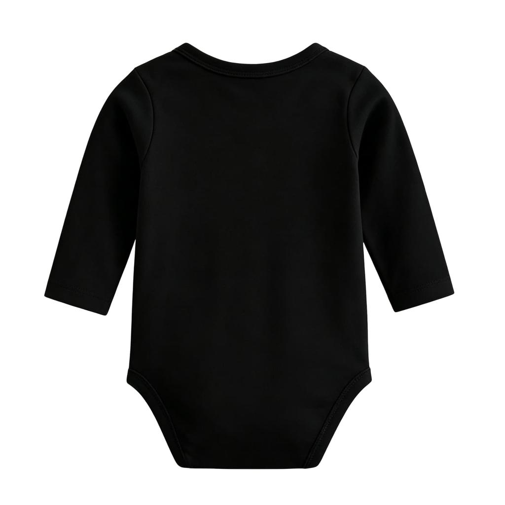 Baby Long Sleeve One Piece Bodysuit Soft Cotton Infant Romper Comfortable Casual Wear for Newborn Toddlers