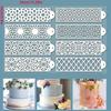 Transparent Cake Cream Scraper Cake Making Scraper Rectangular Acrylic Cake Baking Tool Cake Decorating Tools Kitchen Tools