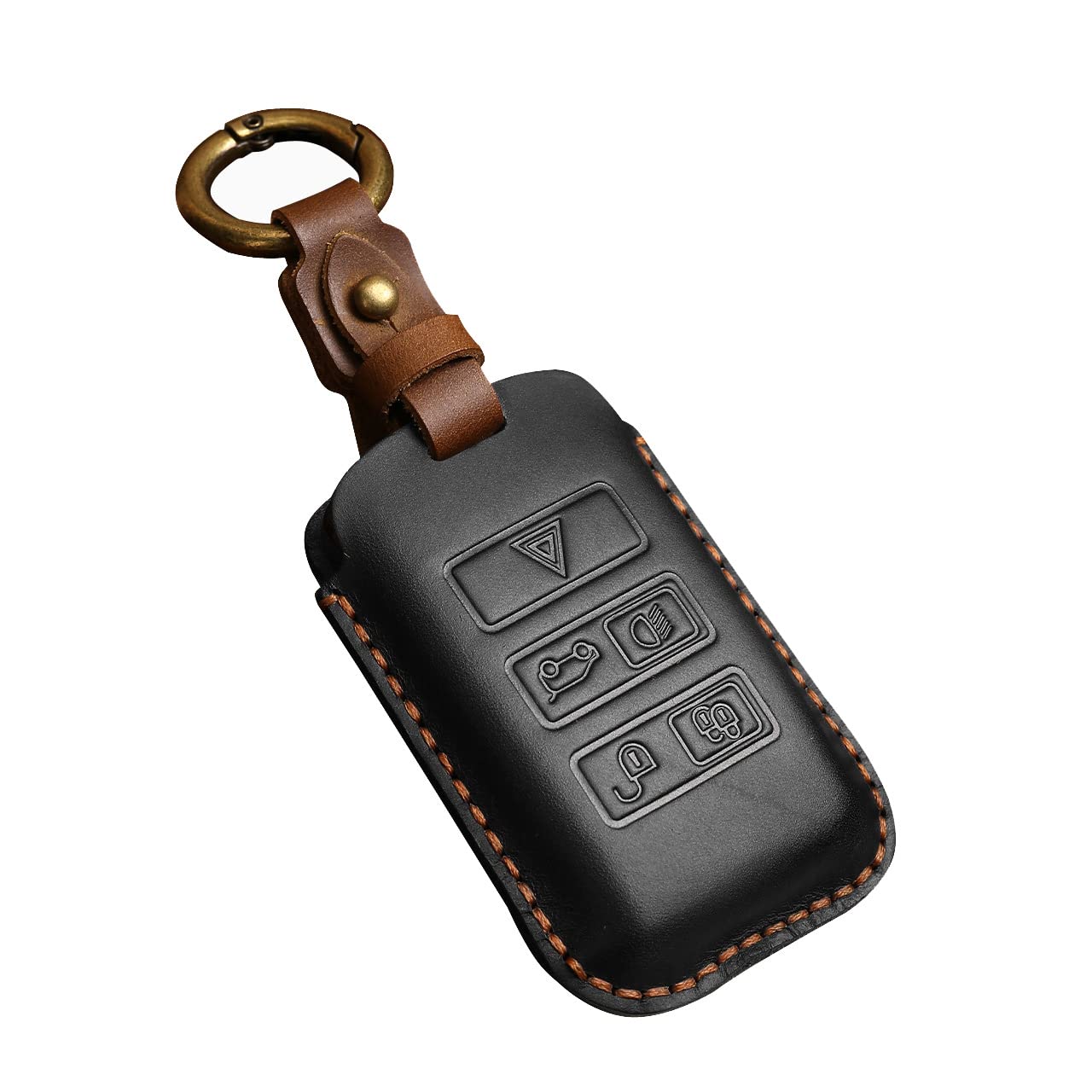 

SANRILY Чехол для ключей, Держатель для ключей, Защита для ключей, Для Range Rover Evoque, Range Compatible with genuine car чёрный