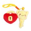 Keychain Heart Lock Plush Toy With Soft Short Plush For Girls Birthday Gift Accessories