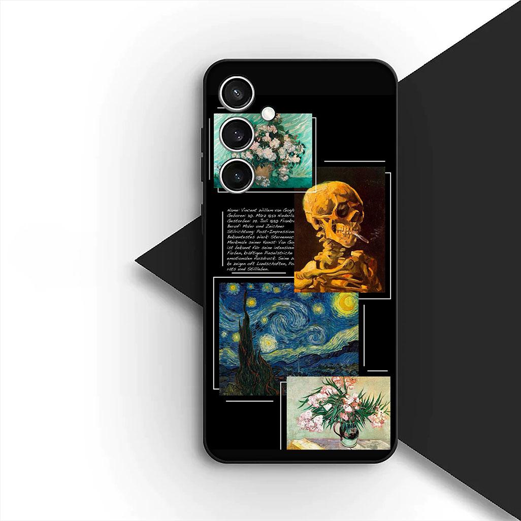 

Cover for Samsung Galaxy A35 A36 A55 A26 A05 A06 A14 A50 A51 A53 A54 A12 A13 A23 Casing Phone Case Starry Night Van Gogh Sky Art Galaxy A23