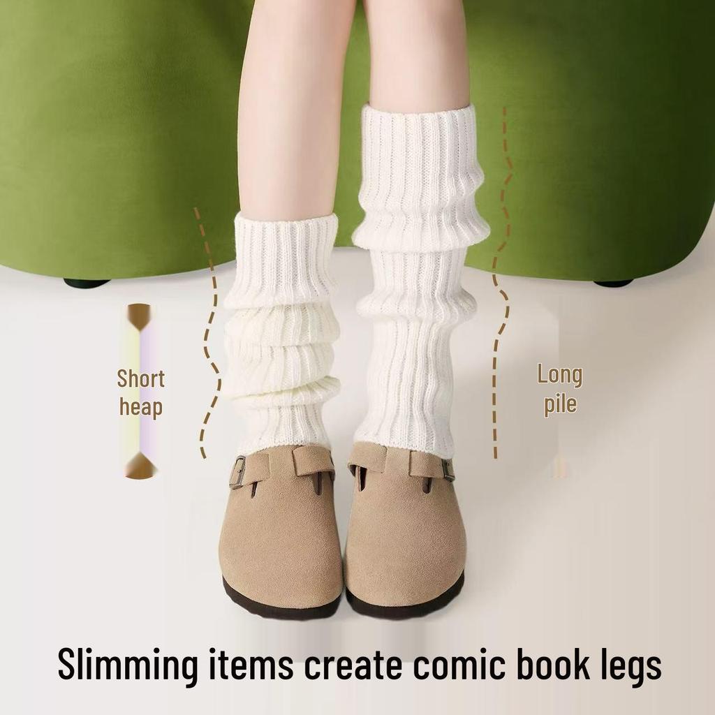 Women's Y2K Harajuku Knitted Calf & Thigh-High Socks: Autumn/Winter Ballet Leg Warmers