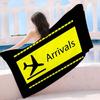 Manta de Microfibra Pista de Aeropuerto Secado Rápido Toallas de Playa Impresión Oversize Super Absorbente Manta Toalla de Piscina
