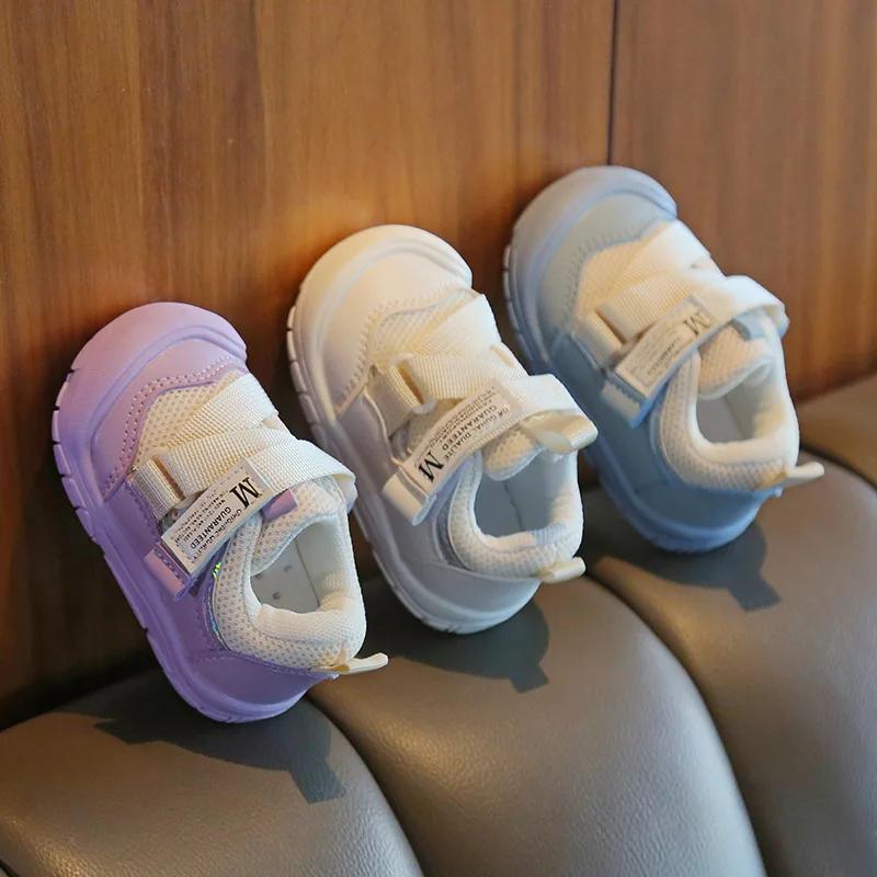 New Baby Girl Shoes Soft Soles Anti Slip Design Shoes Baby Fashion Versatile for Babies Boy Shoe Breathable Childr Walking Shoe