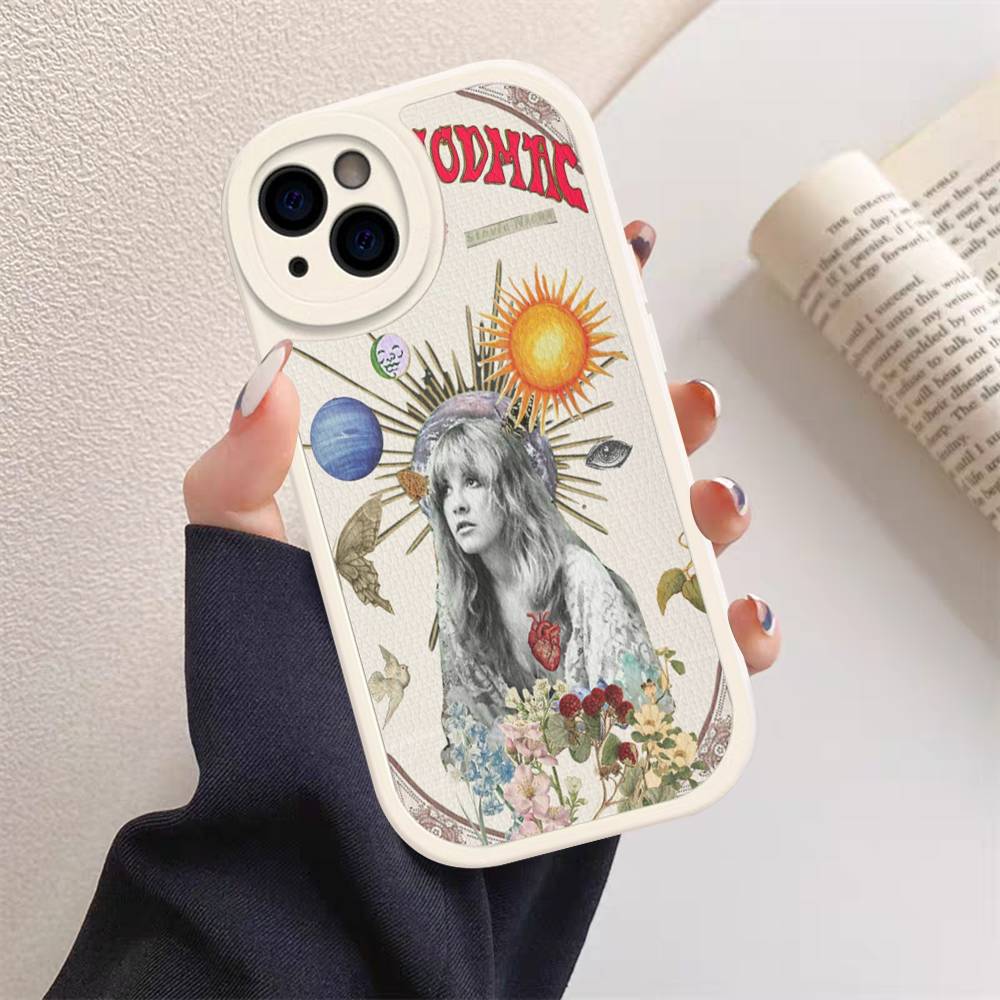 Klassische Rockband F-Fleetwood M-Mac Handyhülle Hartleder Für IPhone 14 13 16 Mini 15 14 11 12 Pro Max Plus Fundas