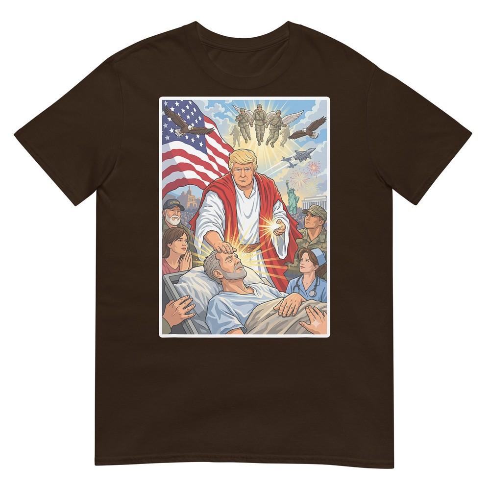 Trump As Jesus Patriotic Graphic Funny Unisex Unisex TShirt