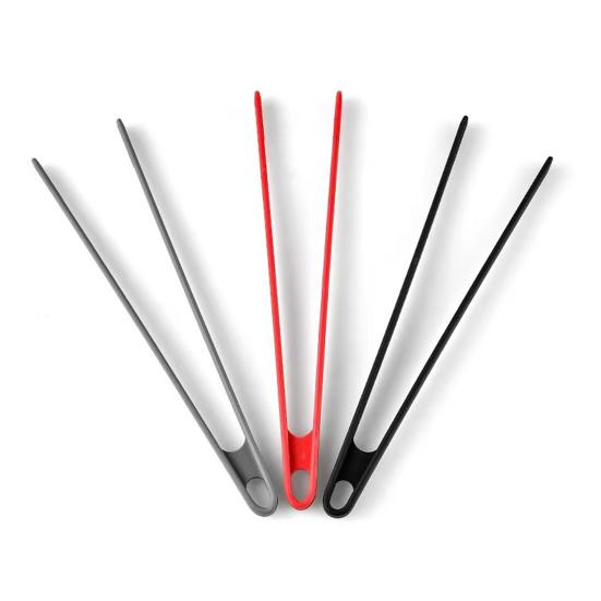 Heat-Resistant Silicone Food Tongs Non-Slip Kitchen Utensil for Bread Steak BBQ Dishwasher Safe Ergonomic Grip for Home Outdoor Grilling