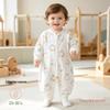 Upgraded All-Cotton Unisex Baby Sleeping Bag with Zipper and Anti-kick Design