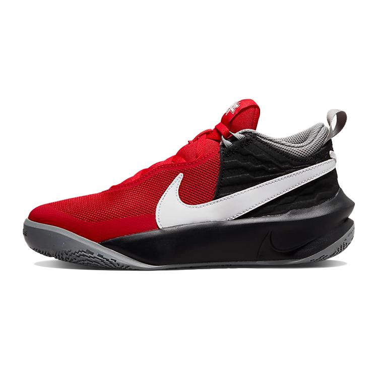New Nike Team Hustle D 10 University Red Black GS CW6735-607