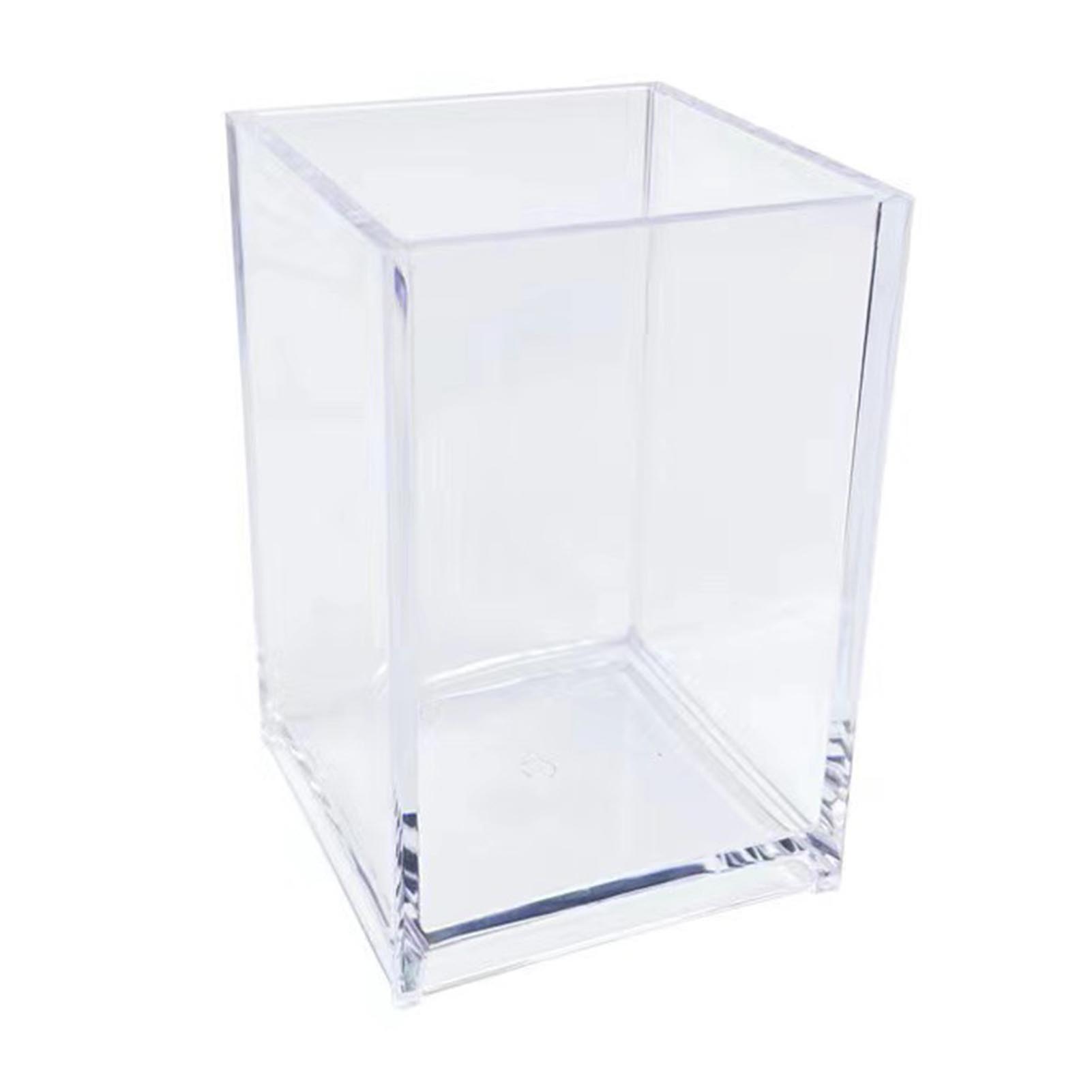 

Настольный акриловый держатель для ручек Прозрачный большой вместимости Органайзер для хранения кистей для макияжа для косметики Карандаш