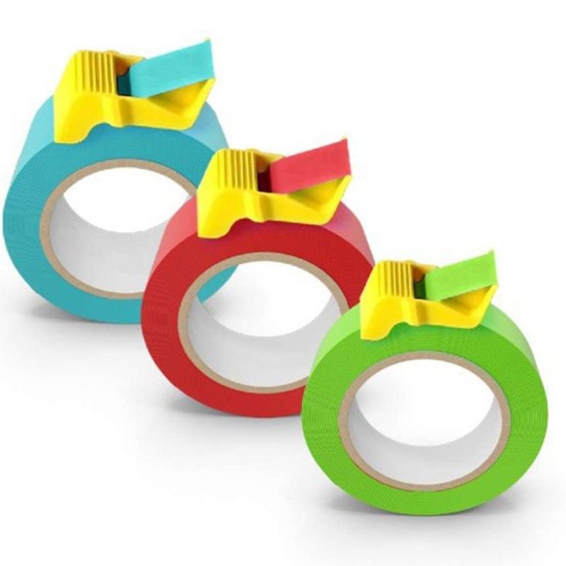 3Pieces Practical Tape Dispenser Sealing Tape Holders Practical Tape Dispenser for Crafting and Professional Use
