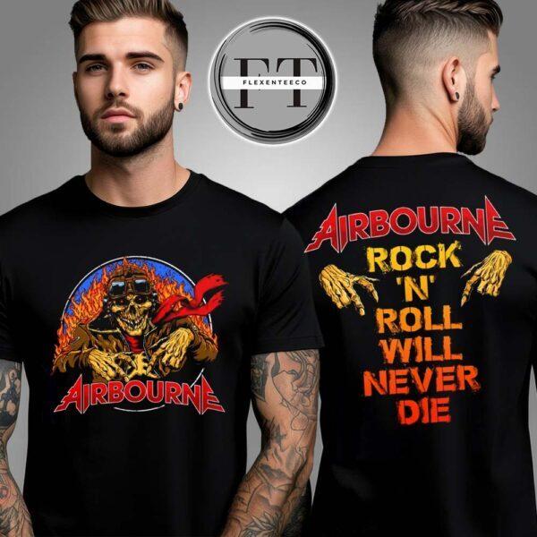 Airbourne Scorch Pointer Two Sided Unisex T-Shirt Unisex T-Shirt XXL