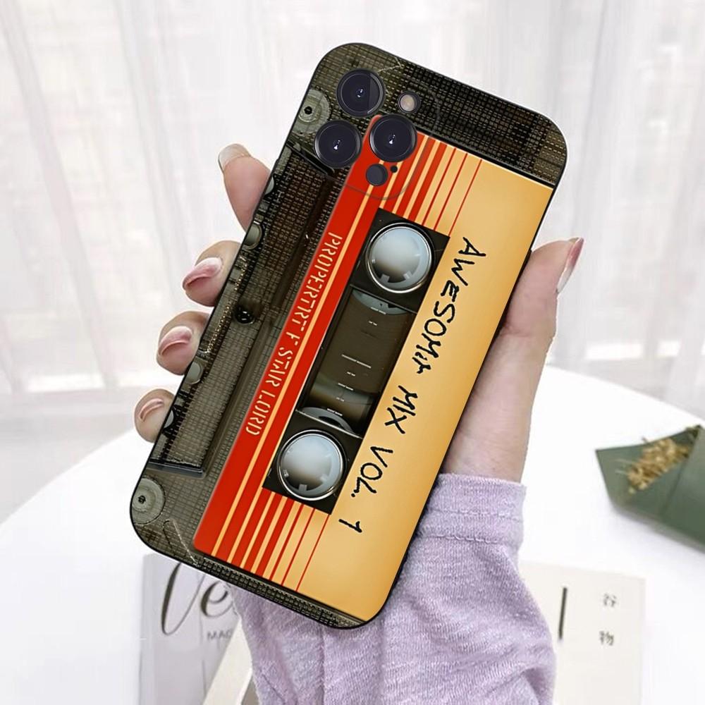 Vintage Cassette Tape Phone Case For IPhone 16 15 14 11 12 13 Mini Pro XS Max Cover 6 7 8 Plus X Funda Shell