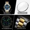 Top Brand New Chronograph  Fashion Watch Luminous Waterproof Men's Wrist Watch