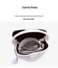 Guangxi Zhuang Brocade Women's Large Capacity Soft Leather Bucket Tote Bag - 2026 New Design