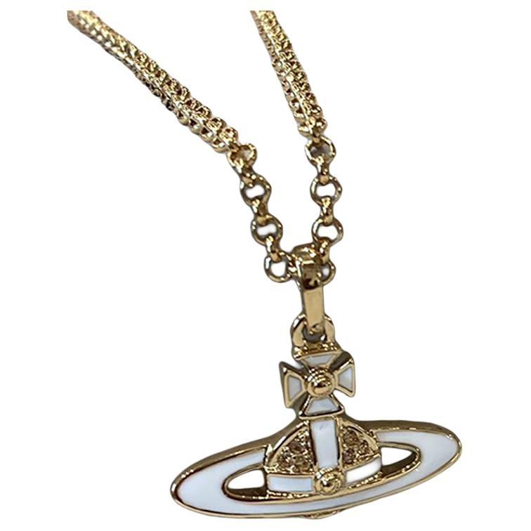 Vivienne Westwood Necklaces Women's Gold/White 6302039P02R281CN
