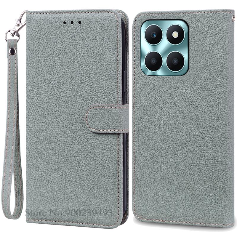 For Honor X6B Case Leather Flip Wallet Case For Honor X6B Phone Case Book Cover For Honor X6B Housing Coque Fundas