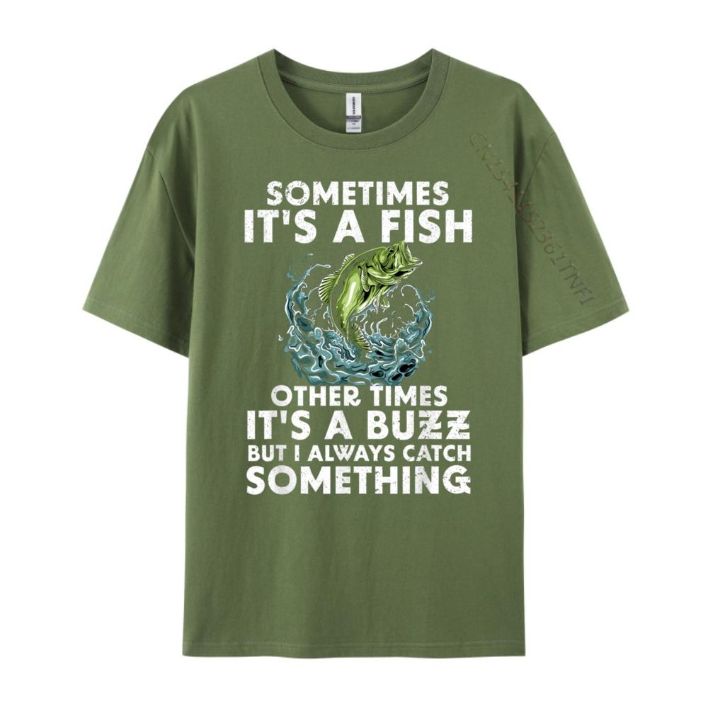 Fishing Rod Fish Fisherman Cool Fishing Design Street Wear T Shirt Mens Clothing Geek Graphic Shirts