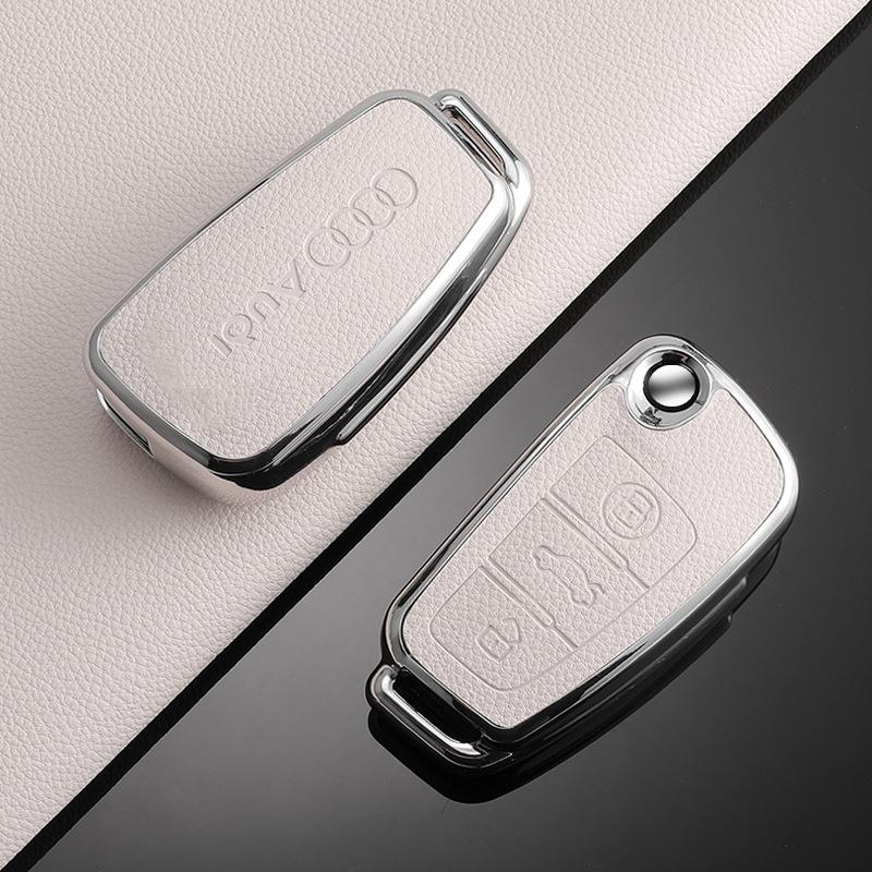Soft TPU Car Remote Key Case Cover Keyless Protection Shell Fob For Audi A1 A3 A6 A6L Q2 Q3 Q7 TTS R8 S6 RS3