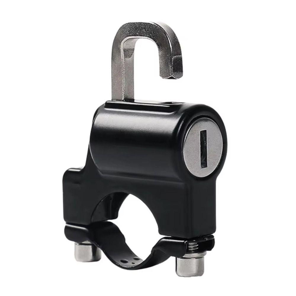 Security Motorcycle Helmet Lock Universal Metal Handlebar Lock Anti-theft Lock Bicycle