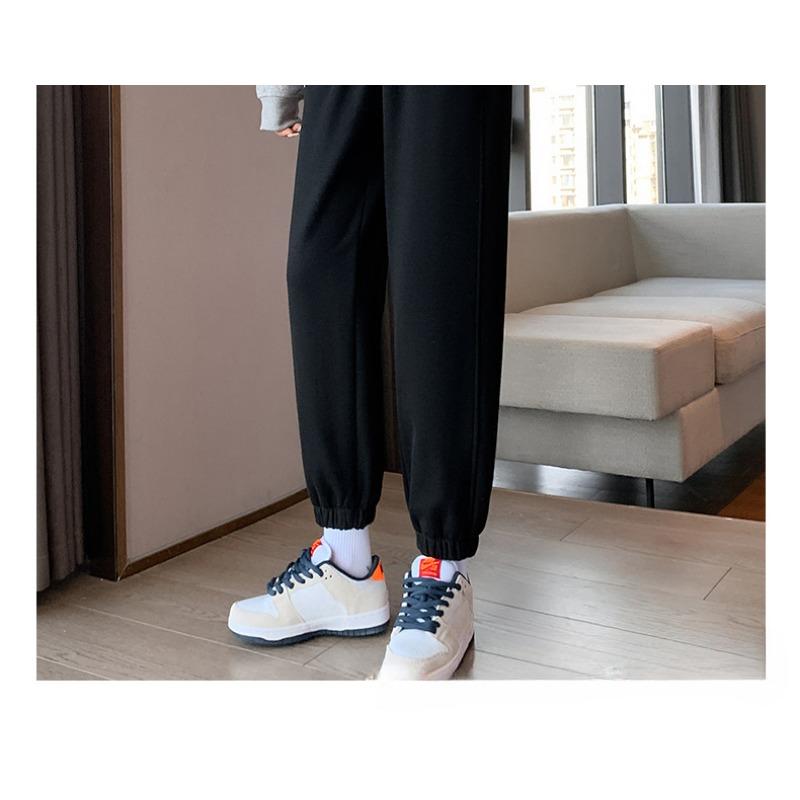 Женские утолщенные овечьи шерстяные брюки с эластичной резинкой на талии — фото 4