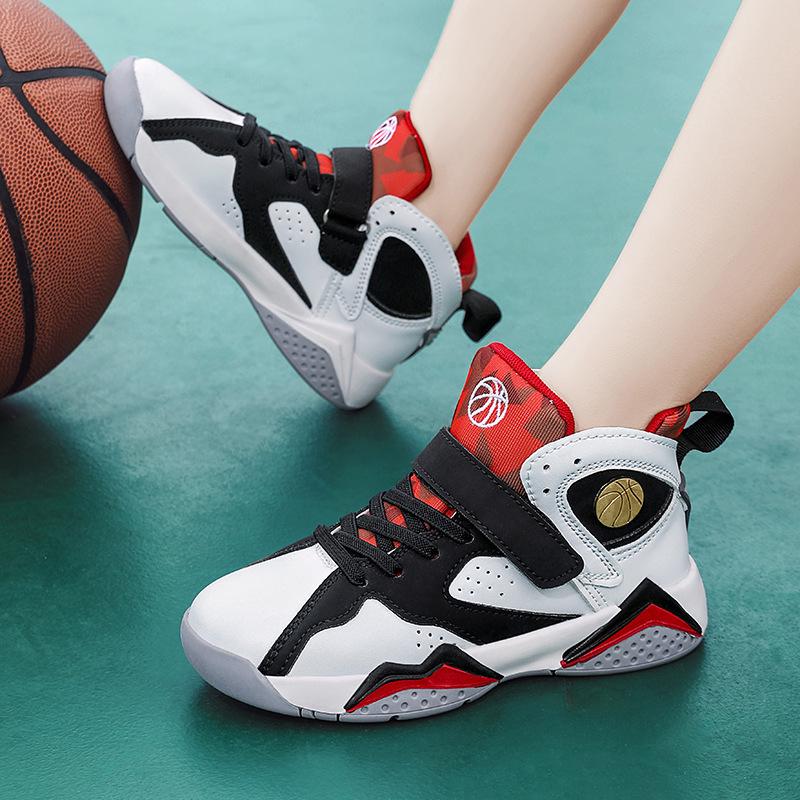 Captain Kids' Lightweight Non-Slip Basketball Sneakers for All Seasons