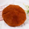 Fashion Plush Pure Color Vintage Ladies Beret Classic Female Bonnet