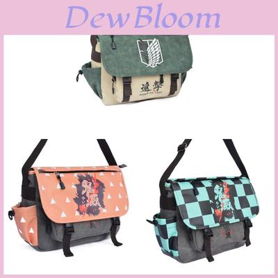 Bolsa One Piece Totoro Demon Slayer Com Estampa de Desenho Animado Para Uso Diário Homens