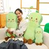 Long pea throw pillow plush toy cute kelp doll children sleeping doll gift