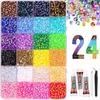Strass colorati in resina da 3 mm: 40 Colori AB e Gelatina per Abbigliamento Fai-da-Te, Nail Art e Telefoni