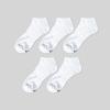 [5PACK] 1507 Athletic Coolmax Sneakers - Snow White