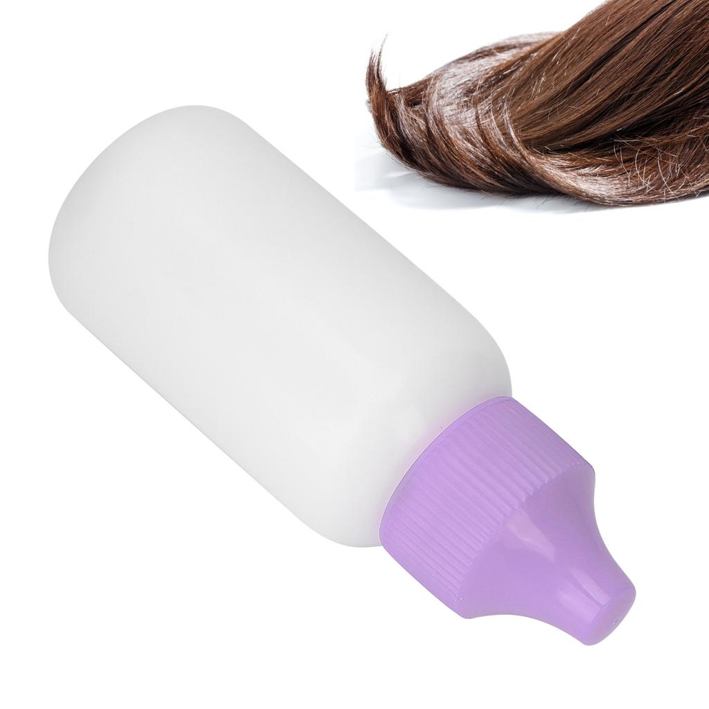 Klej do peruki z koronką Przezroczysty Mocny Klej do Mocowania Sztuczne Włosy Włosy Doczepiane Klej 38ml Fioletowa Nakrętka