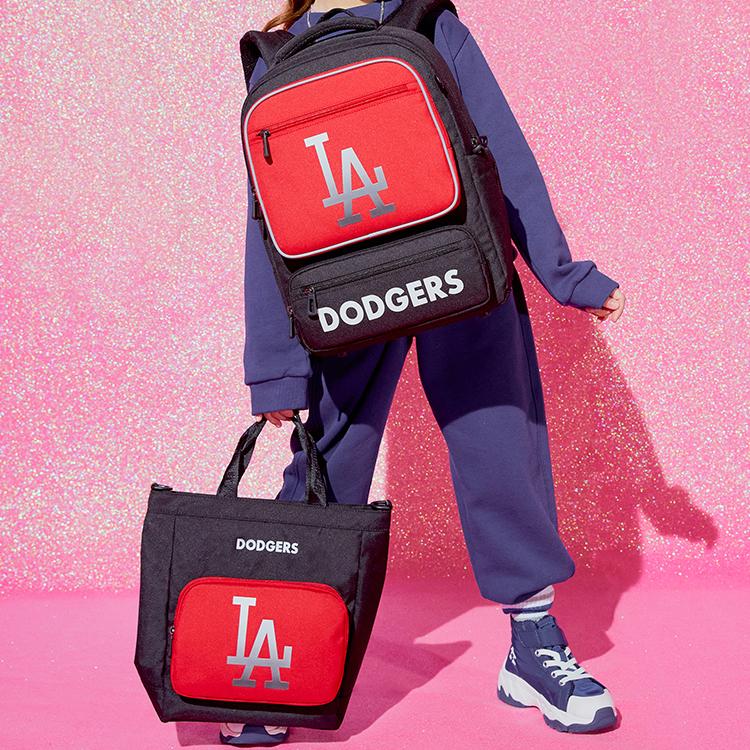New MLB Polyester Backpack Regular Unisex Red 7ABK0012N-07RDS