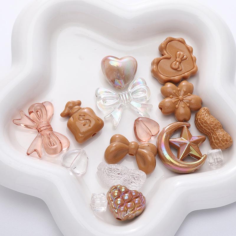 Retro Baroque DIY Acrylic Beads Kit: Handmade Necklace & Bracelet Jewelry Accessories