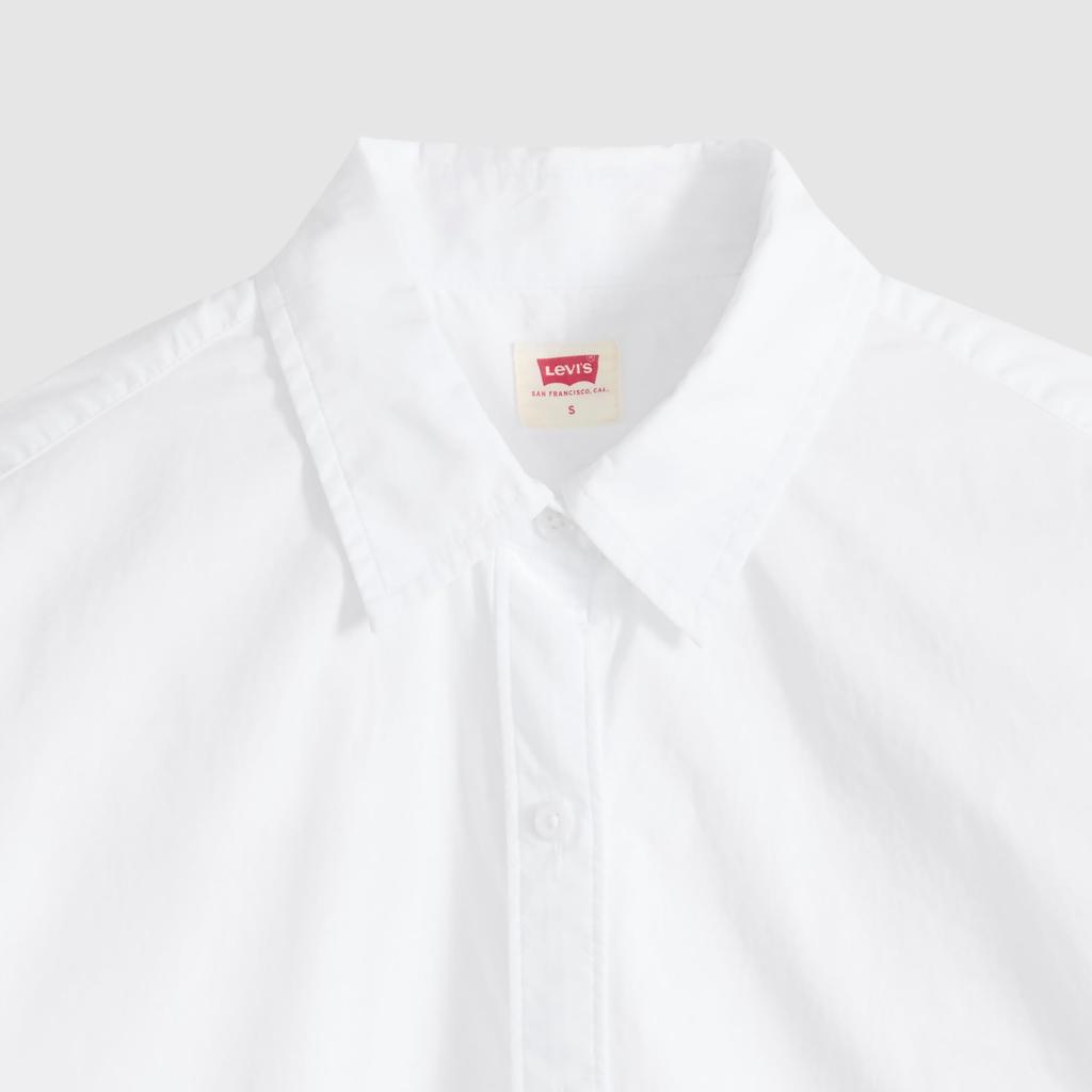 Levi's Harlie Cropped Relaxed Shirt Women's Long Sleeve US M 003P2-0007
