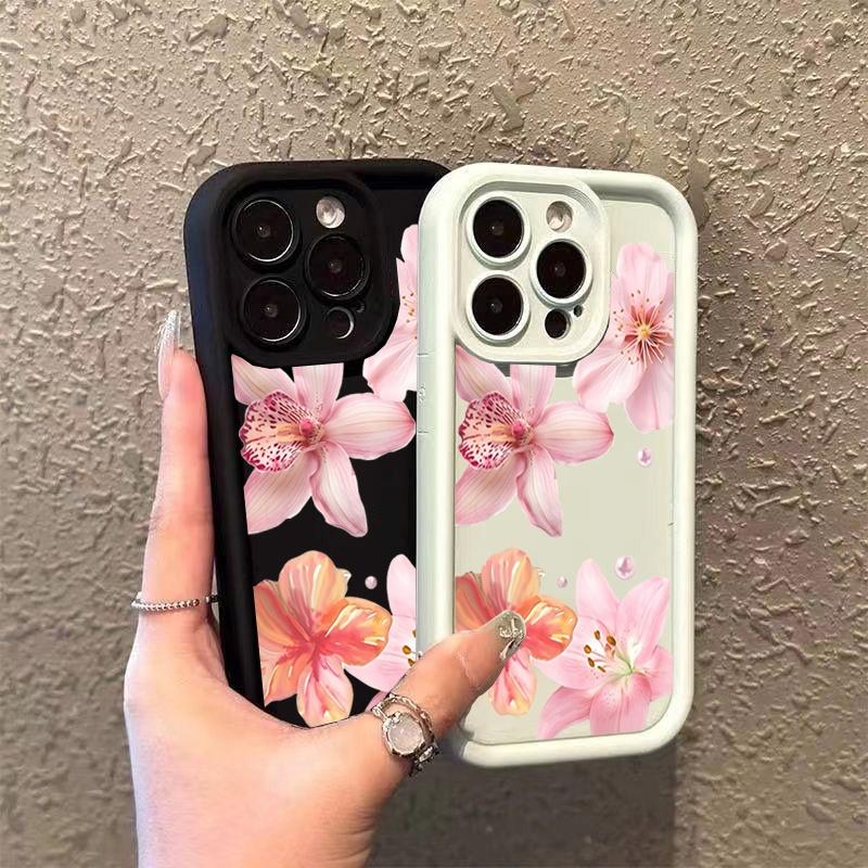 Pink Cherry Blossoms Phone Case For One Plus 8T 10R 11 12 Nord 2 3 4 5G CE2 CE3 CE4 CE5 Lite ACE 2 3 Casing Soft Silicone Cover