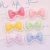 10 Pcs New Lovely Mixed Color Cartoon Bow Resin Scrapbook Diy Jewellery Hairpin Accessories Decorate Workmanship A66