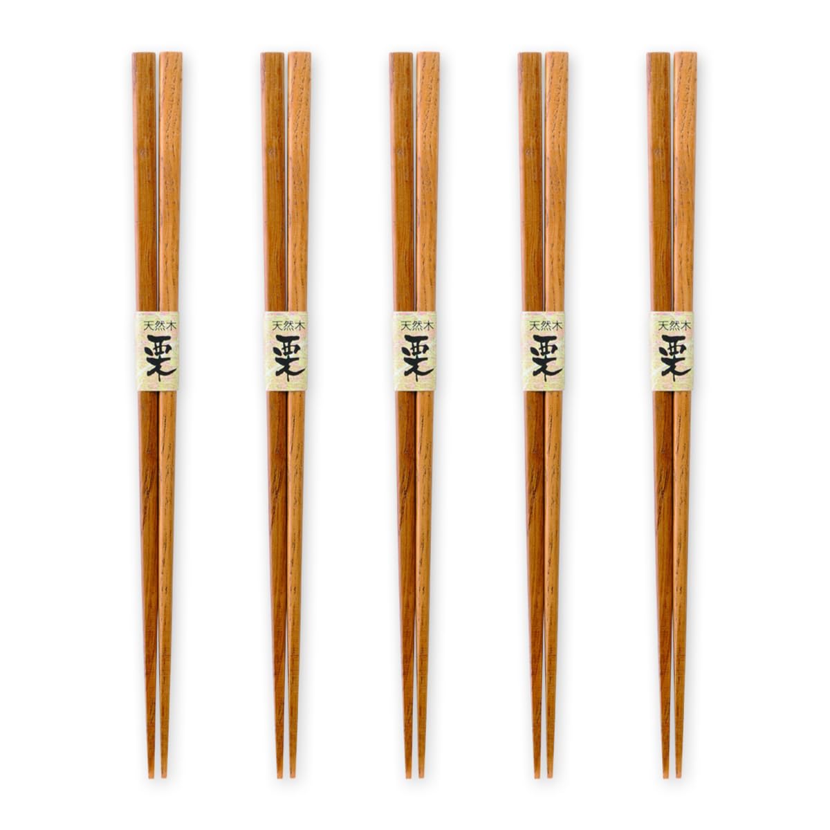 

Wooden Chestnut Wood Set of Current Model J-kitchens Chopsticks, 5, 23cm,