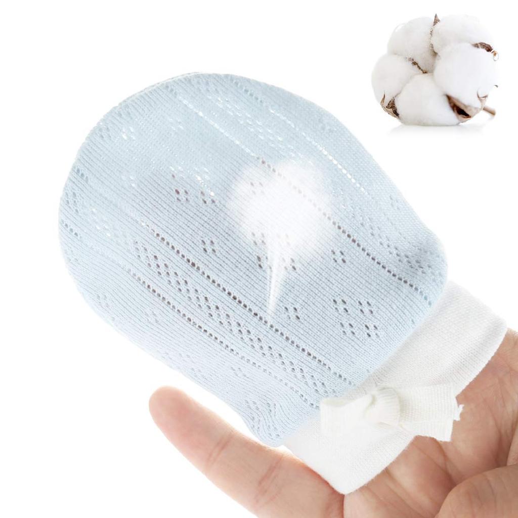 Dziecięce rękawiczki niemowlęce Scratch Baby Baby Newborn Years 3 Pair Set [Kalevel] Mittens, Mesh, Cotton, Protection, Prevention, Clothes, Gift, Gift, 0-1 Old, Popular,