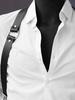 Adjustable Faux Leather Body Harness For Men - Punk Rock Style Accessory For Fashion-Forward Individuals