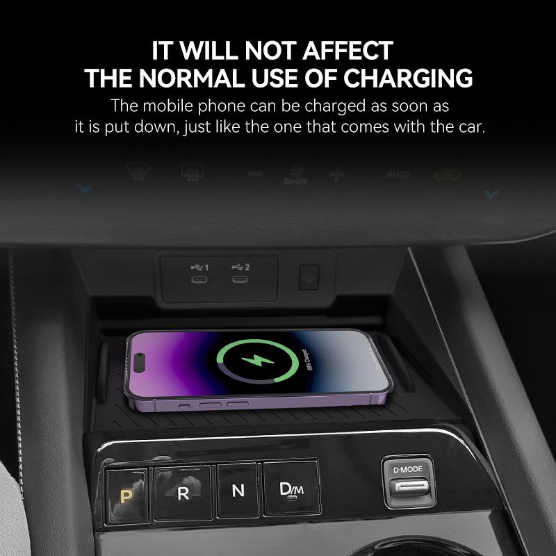 For the 2025 Nissan Murano MURANO Center Console Wireless Charging Pad Car Anti-Slip Mat Storage Pad Interior Accessory