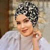 Fashion Turban Headscarf For Women With Floral Print Summer Autumn Winter Accessories