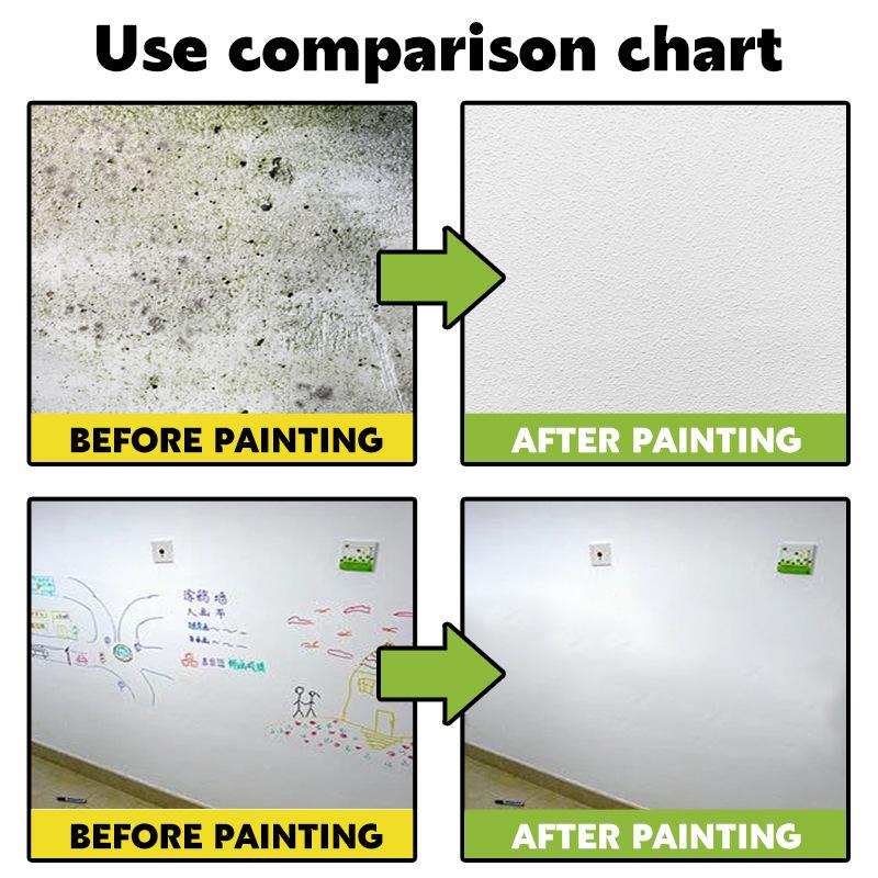Wall Paint Brush Water-based Net Flavor Latex Paint Interior Wall Renovation Cover Stains Repair White Paint Self-paint Paint