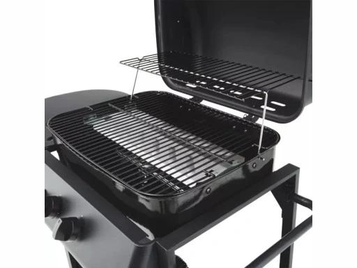 Grill Gazowy Z Pokrywą 2 Palniki Regulacja Temperatury Duży Ruszt+ Półka