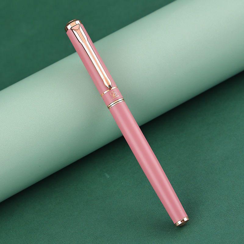 Roche Pen Gift Box With Lettering, Positive Posture, Special For Students, Replaceable Ink Bag, Iridium Pen Gift